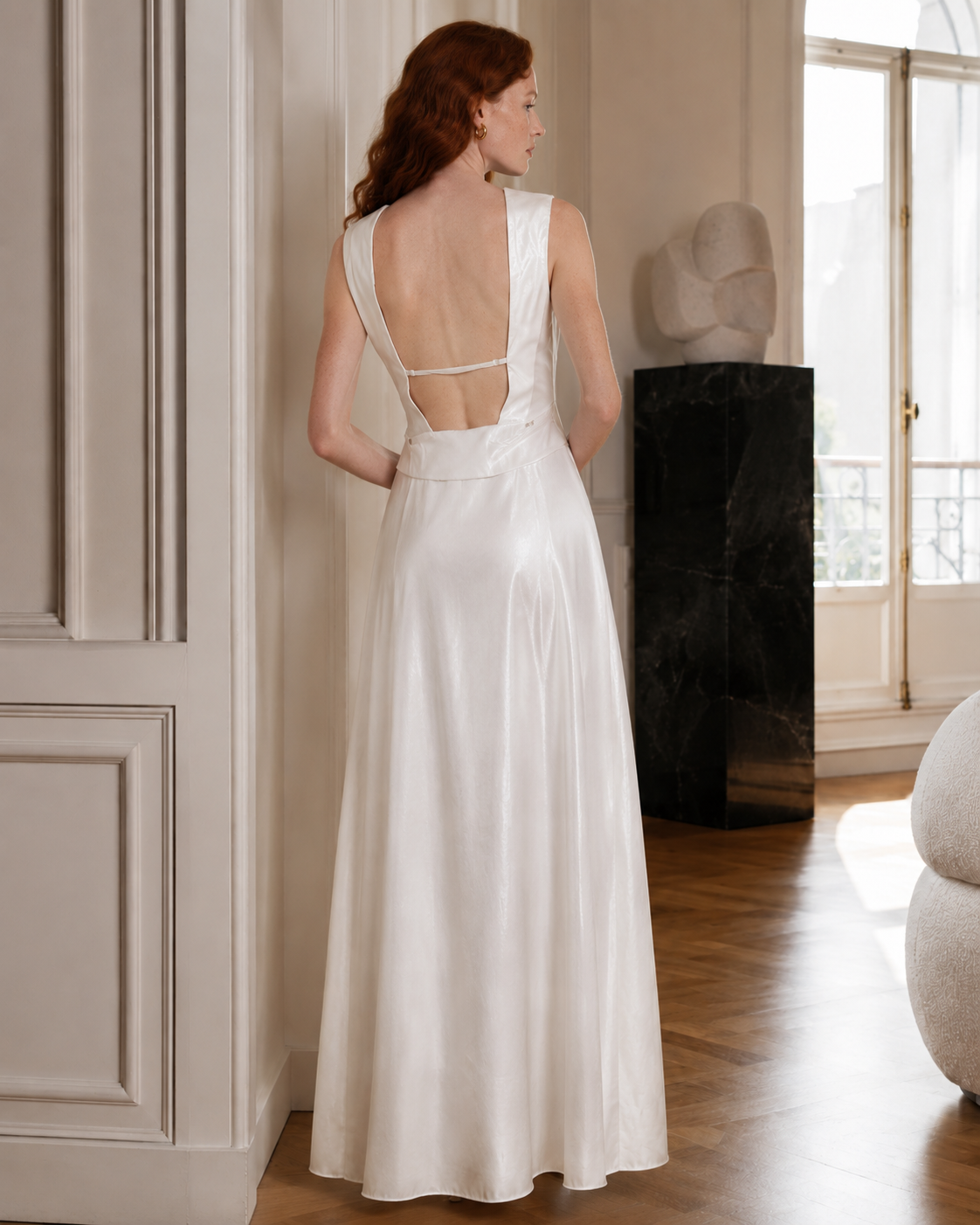 Vestido Maxi Midi Costas Abertas