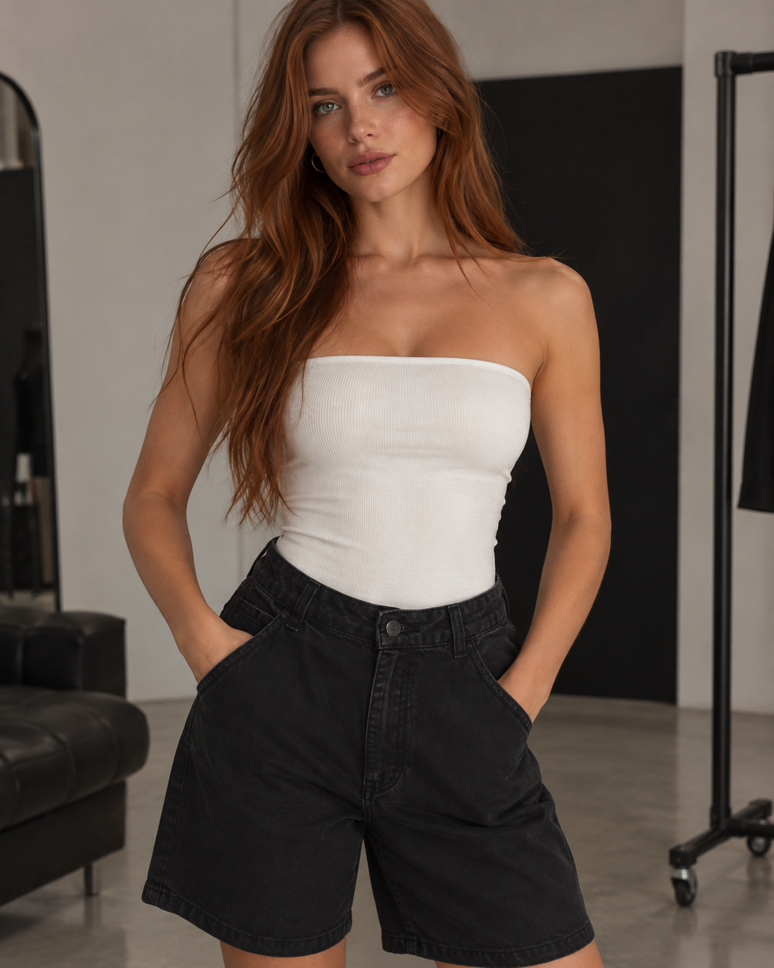 Bermuda Jeans Escuro