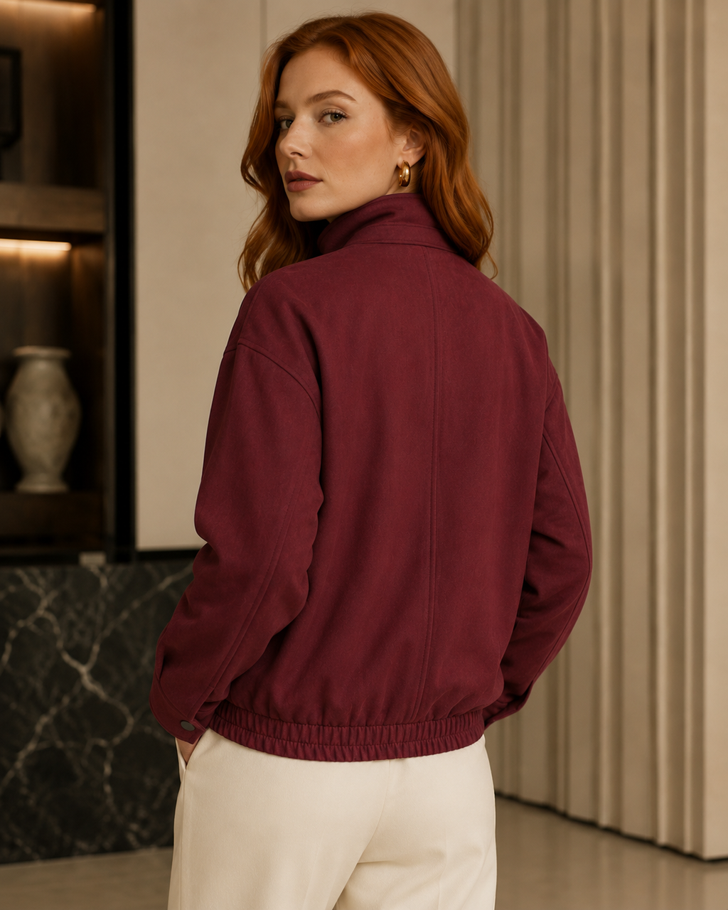 Casaco Suede