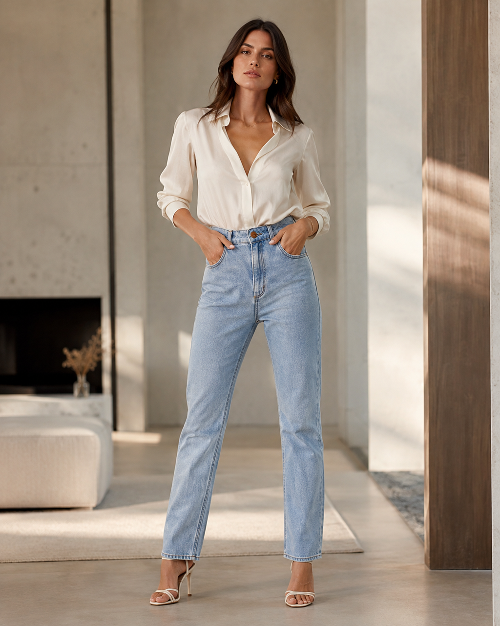 Calça Jeans Mom Clara Feminina
