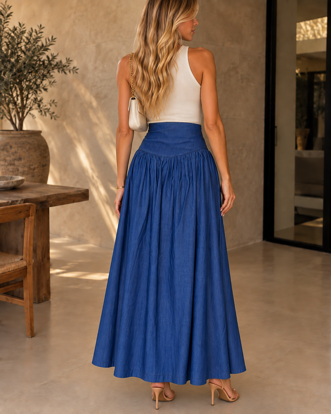 Saia Longa Jeans