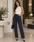 Calça Jeans Slouchy LV Preta