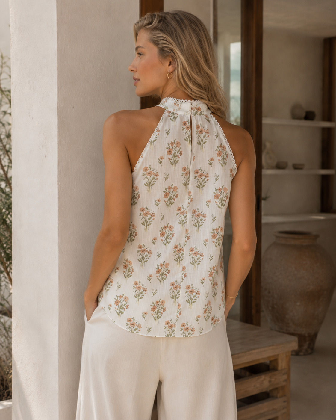 Blusa Crepe Virginia Floral