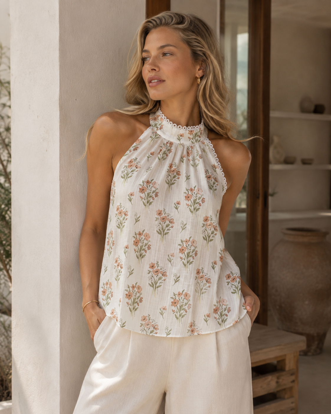 Blusa Crepe Virginia Floral