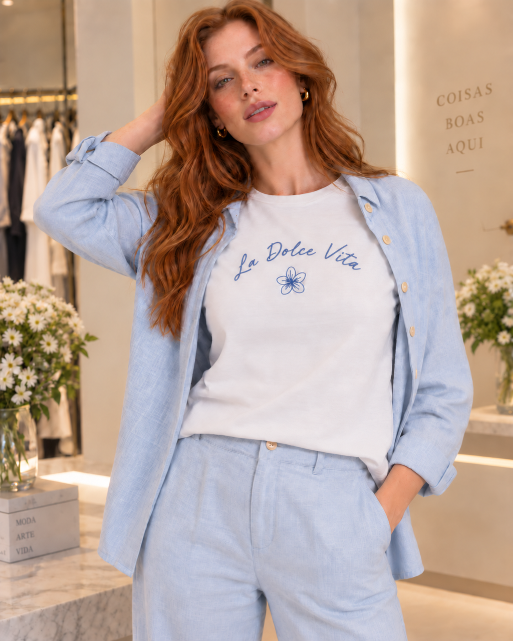 T-Shirt Bordado Frente