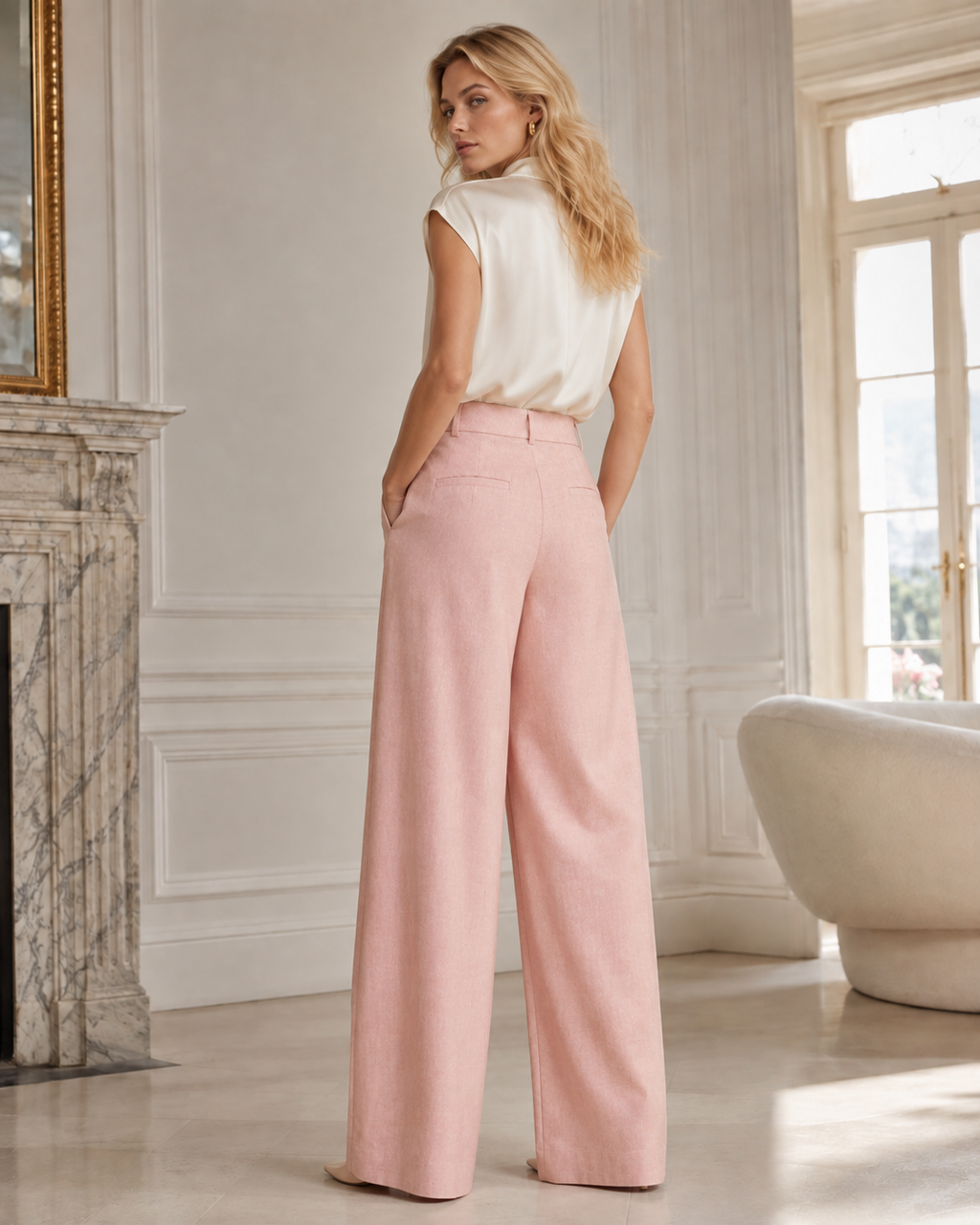 Calça De Alfaiataria Feminina