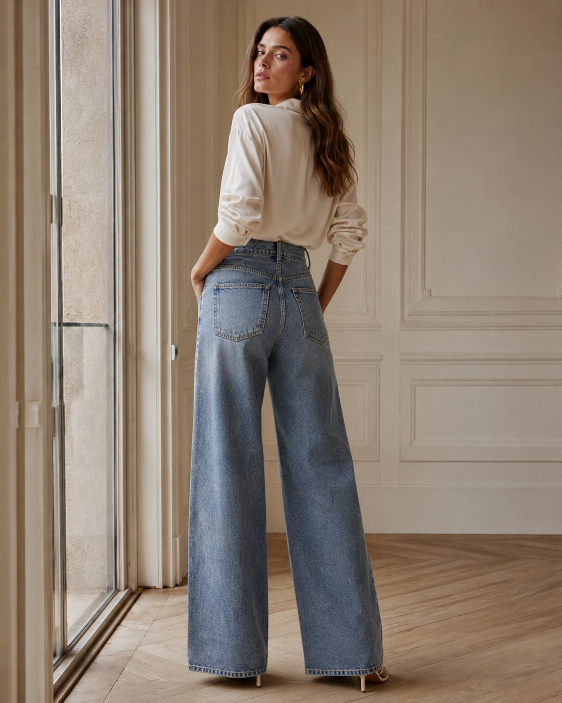 Calça Dadri Com Costura Dupla Feminina