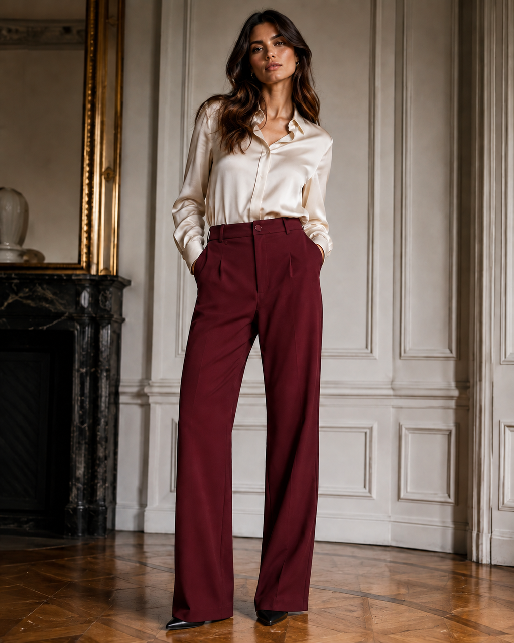 Calça De Alfaiataria Feminina